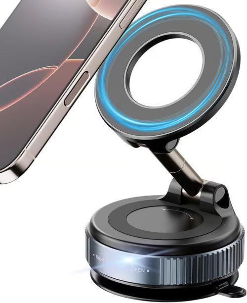 360° Rotate Vacuum Suction Cup Metal Phone Holder